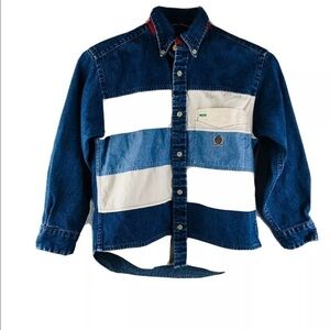 Tommy Hilfiger Denim Button Down Shirt Size Small